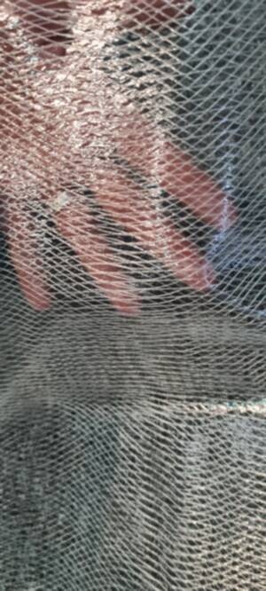 Clear Reinforced Wavelock Tarpaulin 1400mm 350gsm
