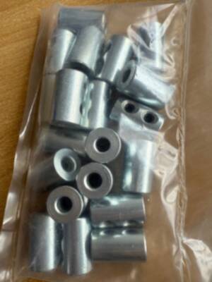 Zink Plated Cable Loop Clamp 2mm - 3mm 