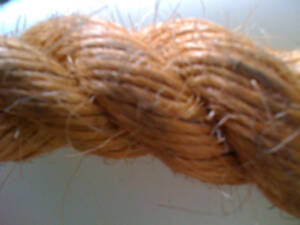 Decking Rope 38mm Natural Looking Manilla. Sold by the Metre