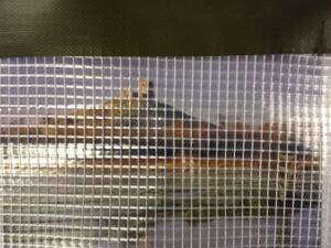 Reinforced PVC 450gsm x 1500mm wide x 8mm mesh