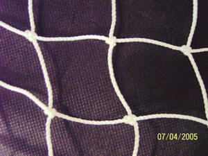 50mm x 2mm Knotted Netting Black Only (Cricket)