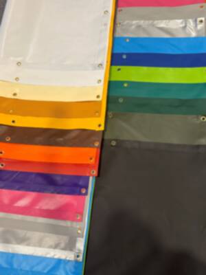 Flame Retardant Tarpaulin 9m wide