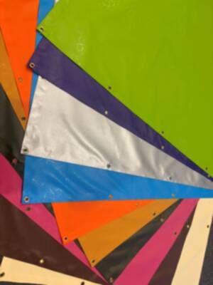 Flame Retardant Tarpaulin 8m wide